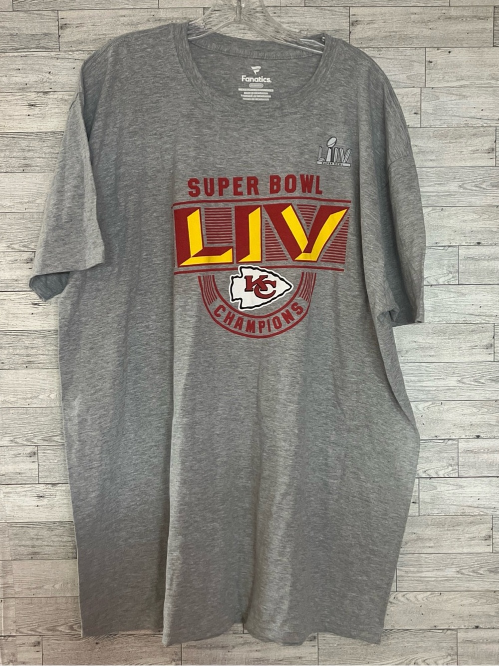 Kansas City Chiefs Super Bowl fanatics T-shirt 2X